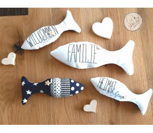 Stickserie ITH - Flip 'n Fold Fische - inkl. Schriftzüge